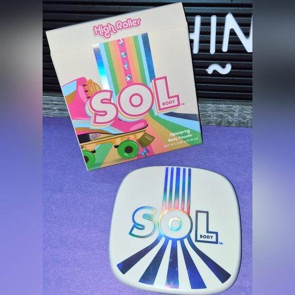 SOL BODY LAVENDER SHIMMERING BODY POWDER HIGHLIGHTER - Picture 3 of 6